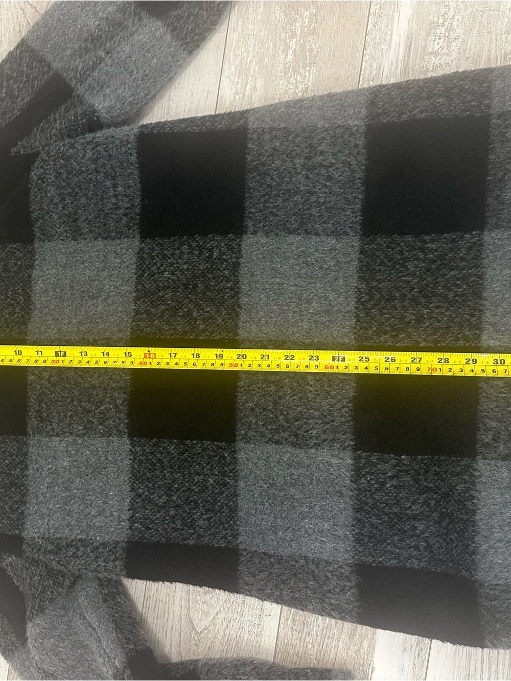 Lucky Brand Plaid Sherpa Teddy Jacket Coat Medium EUC - Picture 6 of 8